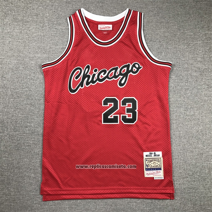 Camiseta Nino Chicago Bulls Michael Jordan NO 23 Mitchell & Ness 1984-85 Rojo